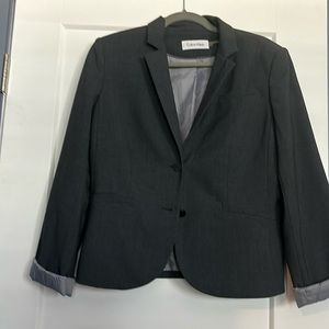Blazer with roll up sleeves